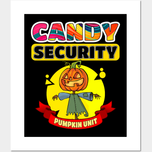 Halloween Candy Security - Jack o Lantern Posters and Art